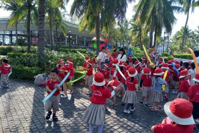 Hoạt động dã ngoại của các bé